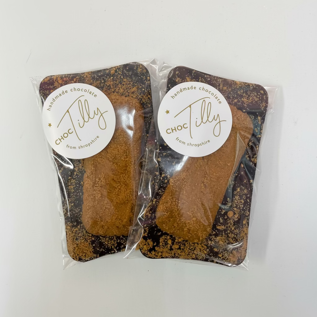 Dark Chocolate Caramelised Biscuit Bar