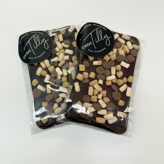 Dark Chocolate Millionaires Shortbread Bar