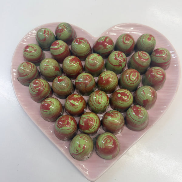 Pistachio Cherry Chocolate Bonbons