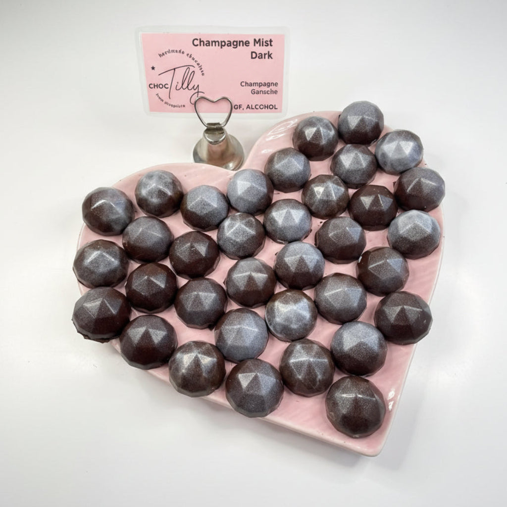 Champagne Mist Dark Chocolate Bonbon