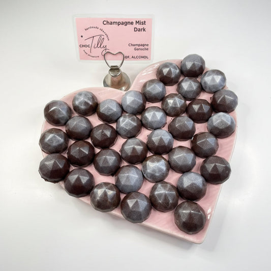 Champagne Mist Dark Chocolate Bonbon