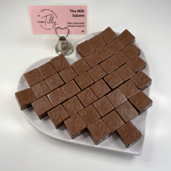 The Milk Square Chocolate Salted Caramel Bonbon