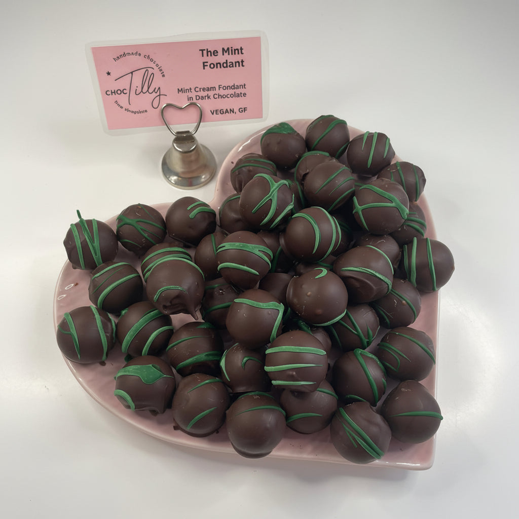 The Mint Fondant Dark Chocolate Bonbon