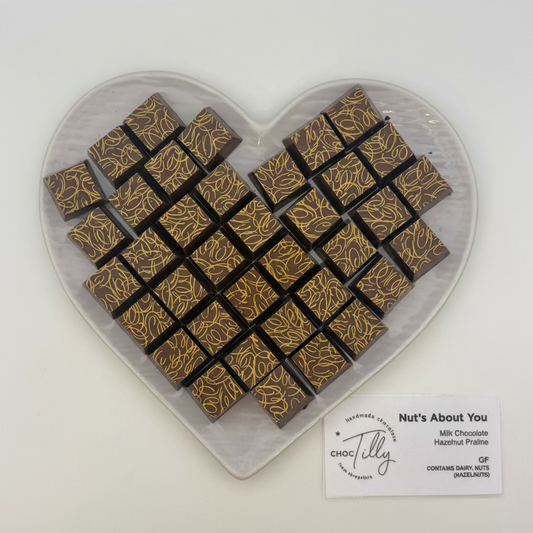 Nuts About You Hazelnut Praline Bonbon
