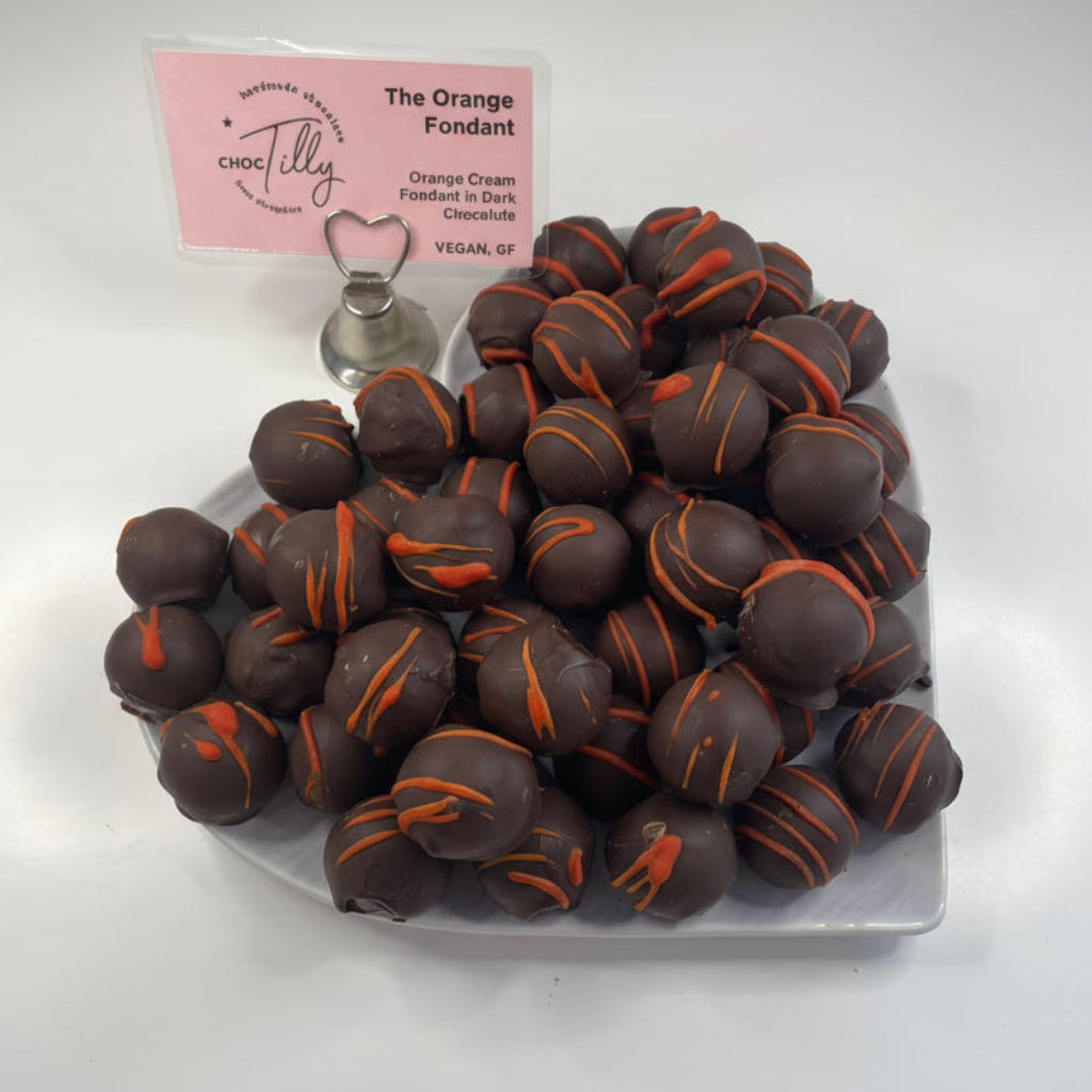 The Orange Fondant Dark Chocolate Bonbon